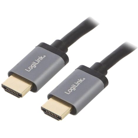 Cable HDCP HDMI 2.0 male des deux cotes 2m - Noir