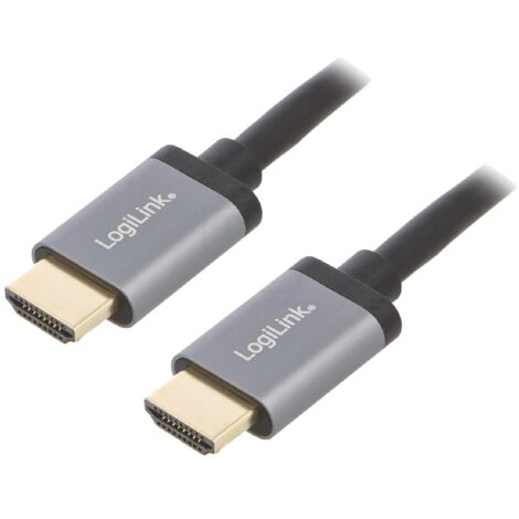 Cable HDCP HDMI 2.0 male des deux cotes 3m - Noir