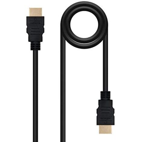Cable HDMI 1.3b Nanocable 10.15.0302/ HDMI Macho - HDMI Macho/ 1.8m/ Negro