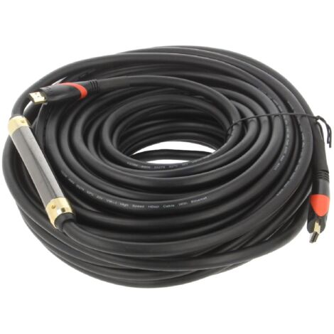 Cable HDMI 1.4 male des deux cotes 25m noir