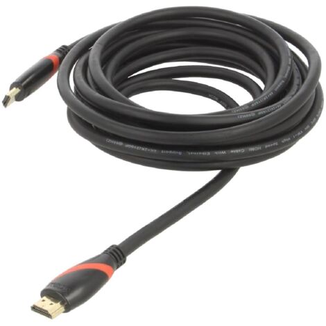 Cable HDMI 1.4 male des deux cotes 5m noir