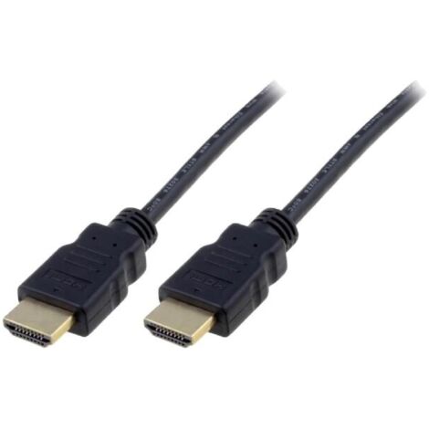 Cable HDMI 1.4 prise male des deux cotes 2m - Noir