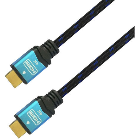 V7 Cable negro de vídeo con conector HDMI macho a HDMI macho 1m 3.3ft