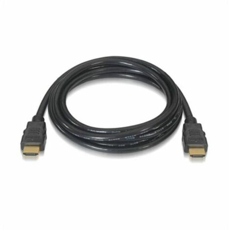 Cable HDMI 2.0 4K Nanocable 10.15.3601-L150/ HDMI Macho - HDMI Macho/ 1.5m/ Certificado/ Negro