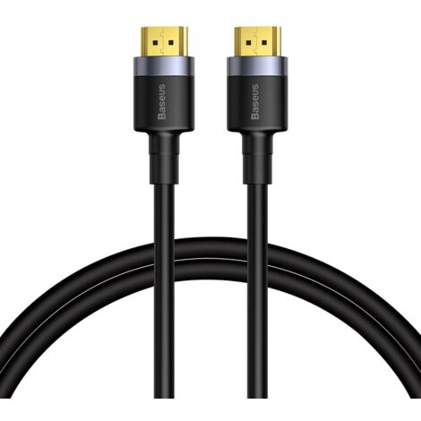 Cable HDMI 20 Baseus Cafule 4K FULL HD 3D 2m Negro Gris