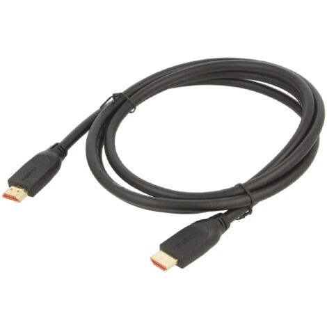 Cable HDMI 2.0 male des deux cotes 1.8m noir