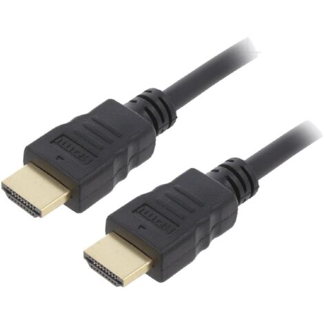 Cable HDMI 2.0 male des deux cotes 1.8m noir