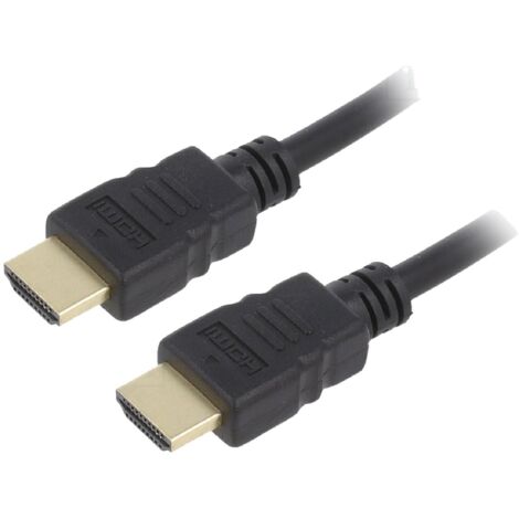 Cable HDMI 2.0 male des deux cotes 1m noir