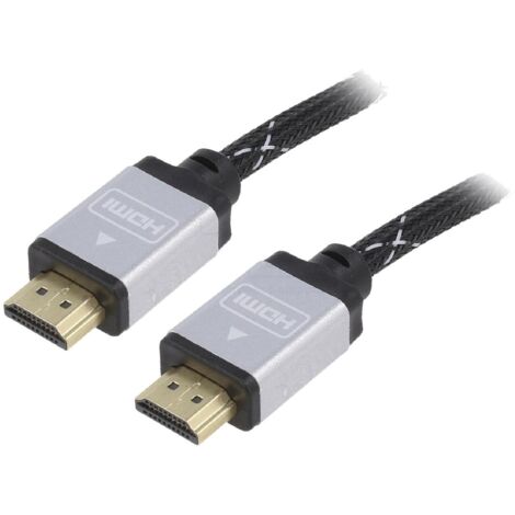 Cable HDMI 2.0 male des deux cotes 3m noir