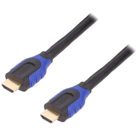 Cable HDMI 2.0 male des deux cotes 4K 3D UHD 10m - Noir