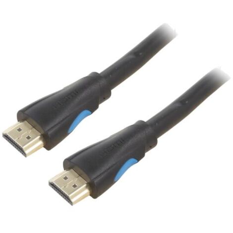 Cable HDMI 2.0 prise male des deux cotes 2m - Noir