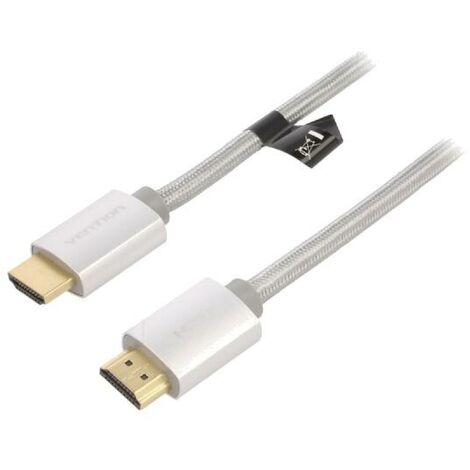 Cable HDMI 2.0 prise male des deux cotes UHD 4K 3D 0.75m - Noir