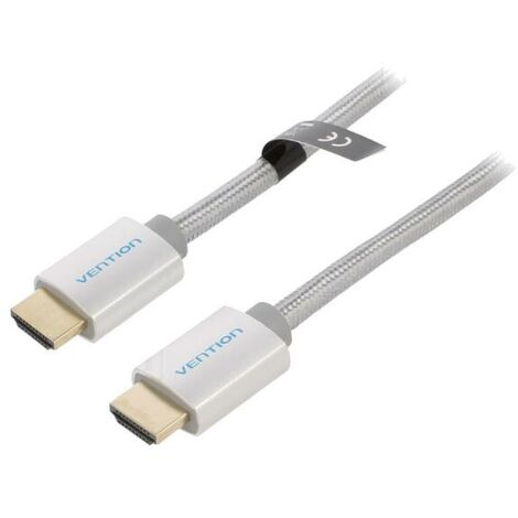 Cable HDMI 2.0 prise male des deux cotes UHD 4K 3D 1.5m - Noir