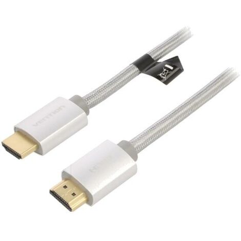 Cable HDMI 2.0 prise male des deux cotes UHD 4K 3D 2m - Noir