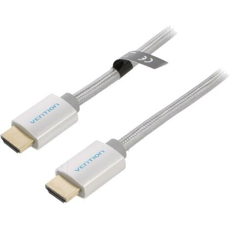 Cable HDMI 2.0 prise male des deux cotes UHD 4K 3D 5m - Noir