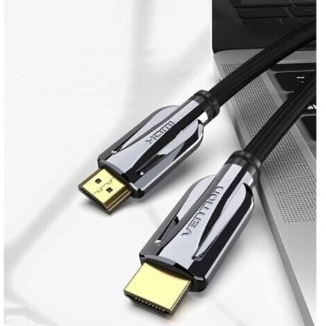 Cable HDMI 2.1 8K Vention AALBG/ HDMI Macho - HDMI Macho/ 1.5m/ Gris y Negro