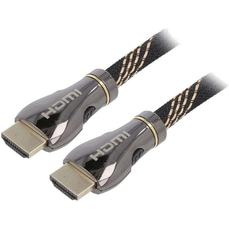 Cable hdmi 2.1 male des deux cotes 3m noir