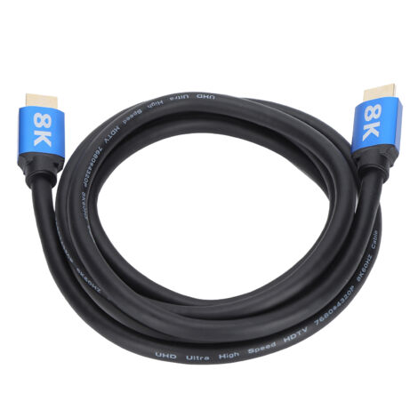 Câble HDMI 8K 1.8m 48Gbps Haute Définition pour Ordinateur et Télévision