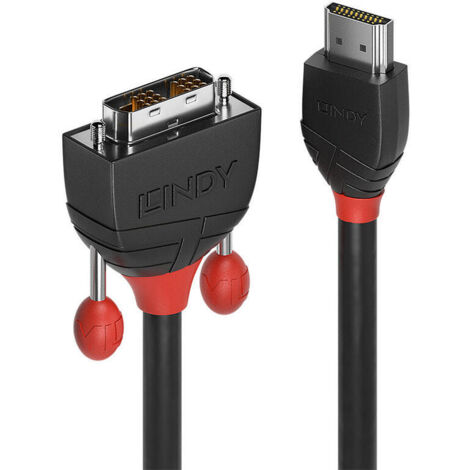 Cable HDMI a DVI LINDY 36271 Negro 1 m
