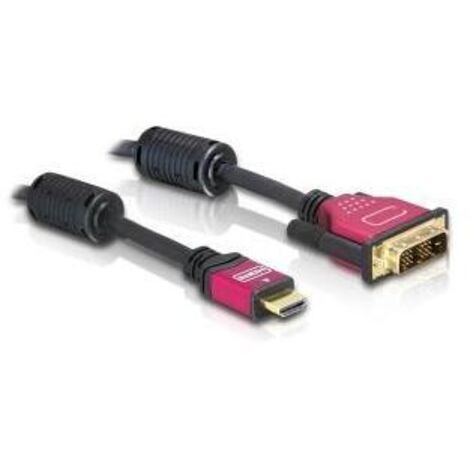 Cable Hdmi A/Dvi(18+1) M/M 3M Delock