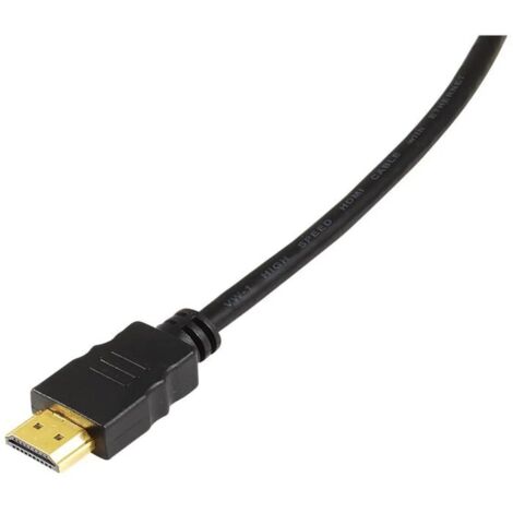 CABLE HDMI GOLD HQ 1.8M PERFIL NEGRO 401402301