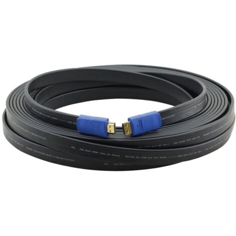 Câble HDMI - KRAMER - C-HM-HM-FLAT-ETH-75 - HDMI avec Ethernet - 22,9 m - Double blindage plat