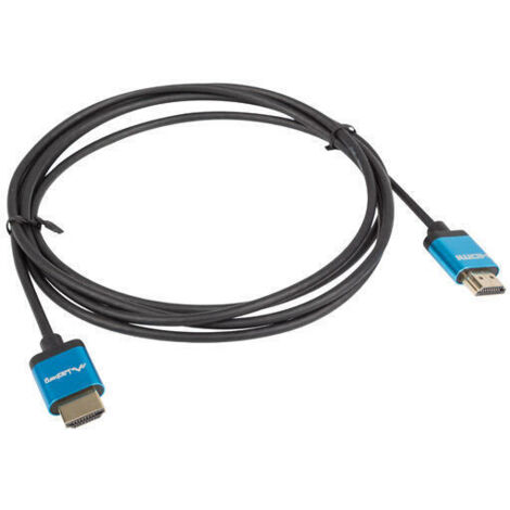 CABLE HDMI LANBERG MACHO/MACHO V2.0 4K SLIM 1M NEGRO