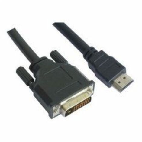 Cable HDMI Nanocable 10.15.0502/ DVI Macho - HDMI Macho/ 1.8m/ Negro