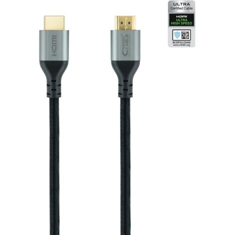 Cable HDMI NANOCABLE 10.15.8101-L150 1,5 m Negro