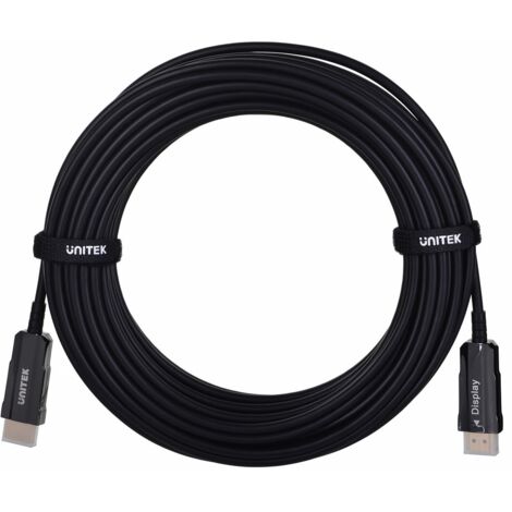 CÂBLE HDMI OPTIQUE UNITEK 2.0 AOC 4K 60HZ 15M