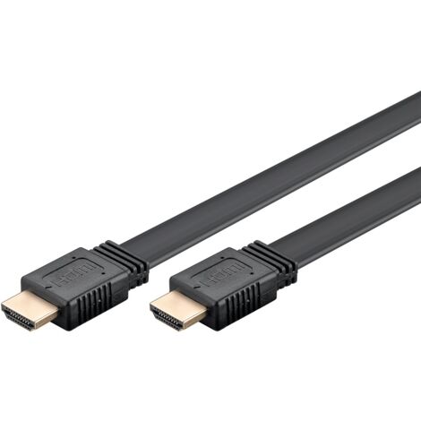 Cable Hdmi plano macho 2 M Negro
