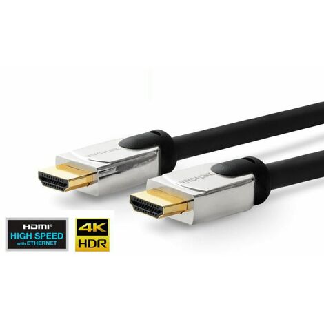 Câble hdmi pro métal head