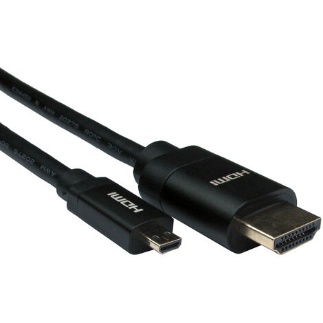 Câble HDMI RS PRO 3m HDMI Mâle  Micro HDMI Mâle ( Prix pour 1 )
