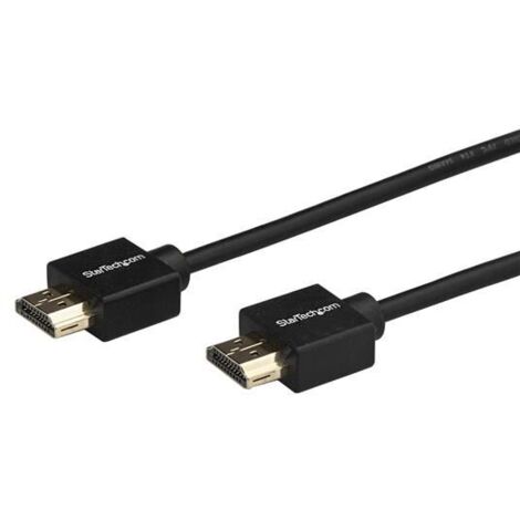 Cable HDMI Startech HDMM2MLP 4K Ultra HD 2 m Negro