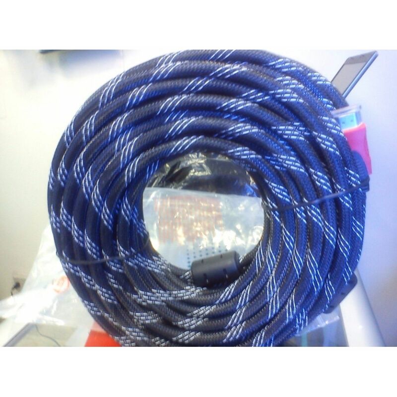 

CABLE HDMI V1.4 de 20 metros de longitud para PS4/PS3/XBOX360/XBOX ONE( ALTA VELOCIDAD)