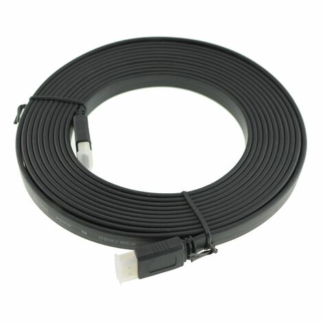 CABLE HDMI  V1.4 de 5 metros de longitud plano para PS3/XBOX360( ALTA VELOCIDAD)