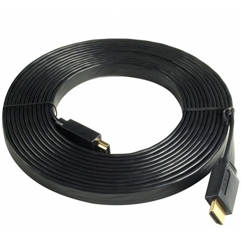 

CABLE HDMI V1.4 de 8 metros de longitud plano para PS3/XBOX360( ALTA VELOCIDAD)