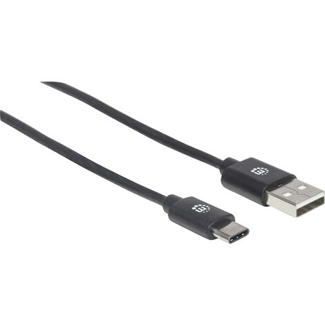 CÂble hispeed usb-a male / usb-c male 2m black 354929