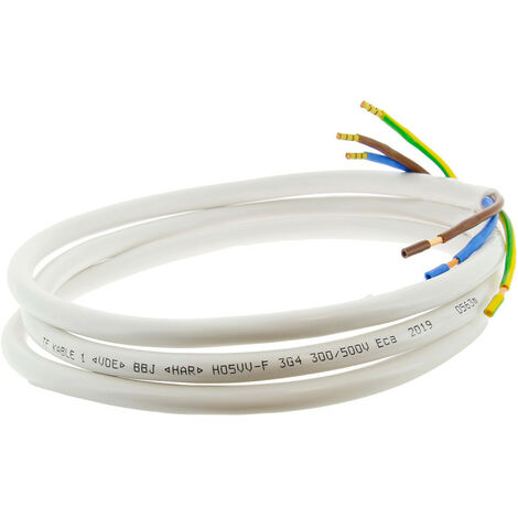 Câble Électrique 3 G 1.5 Mm² U1000r2v L.10 M, Noir à Prix Carrefour