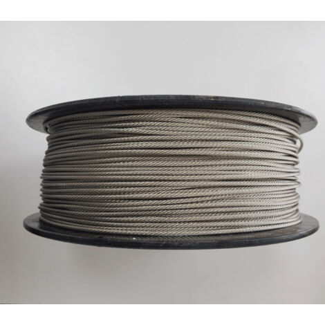 Câble inox 5mm 316 – 7x7 – Résistant à la corrosion – Longueur 250m pour applications professionnelles