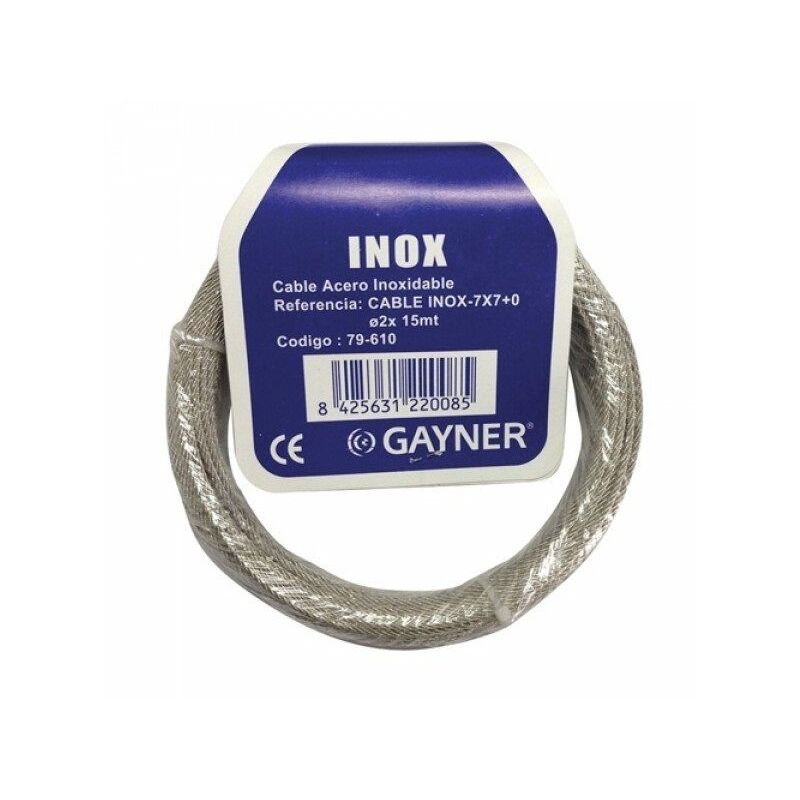 

CABLE INOX-7x7+0 2x25 Cable inoxidable GAYNER 79-612