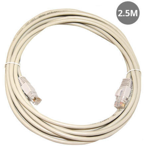 Cable internet conexión UTP CAT 5e 2,5M