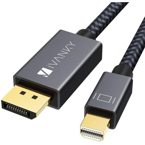 Cable iVANKY Mini DisplayPort a DisplayPort 4K 60 Hz 1 m gris