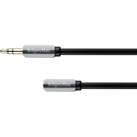 Câble jack 3,5 mm (prise jack) 1 m Kruger&Matz