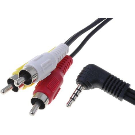 Cable Jack 3.5mm 4pin RCAx3 2.5m