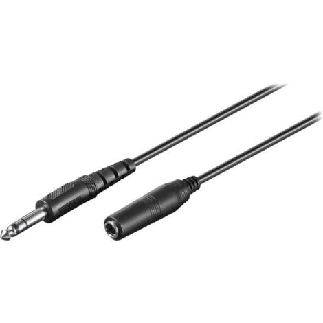 Cable Jack 6.3mm Male vers Femelle 5m