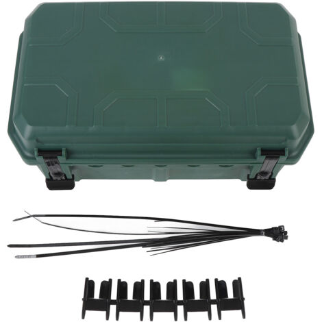 Cable Junction Box Square Shape IP54 Water Proof ABS Electrical Junction Box for Outdoor Green