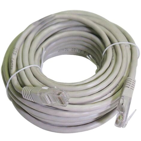 Câble Lan Melchioni CAT5E UTP 10 Mètres gris 486605352