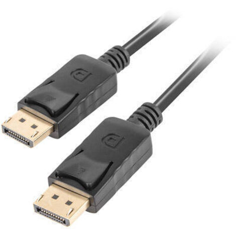 CABLE LANBERG DISPLAYPORT 4K V1.2 MACHO/MACHO 0.5M NEGRO