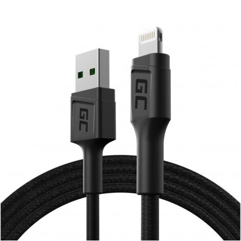 Cable Lightning USB Green Cell KABGC21 de 12 m